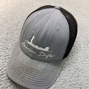 American Drifter Fishing Hat Cap Mens Trucker Hat One Size Richarson Bass Boat